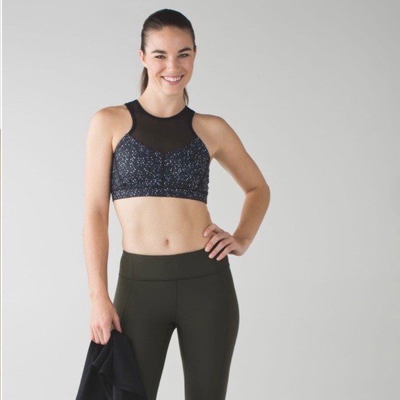 Lululemon- Sports Bra with Mesh Pannels - Picture 3 of 7